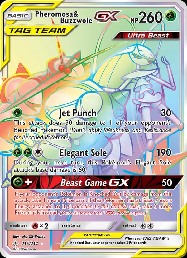Pheromosa & Buzzwole GX 215/214, Unbroken Bonds