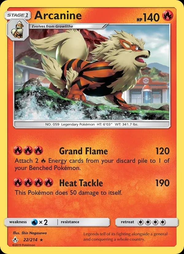 Arcanine 22/214, Unbroken Bonds