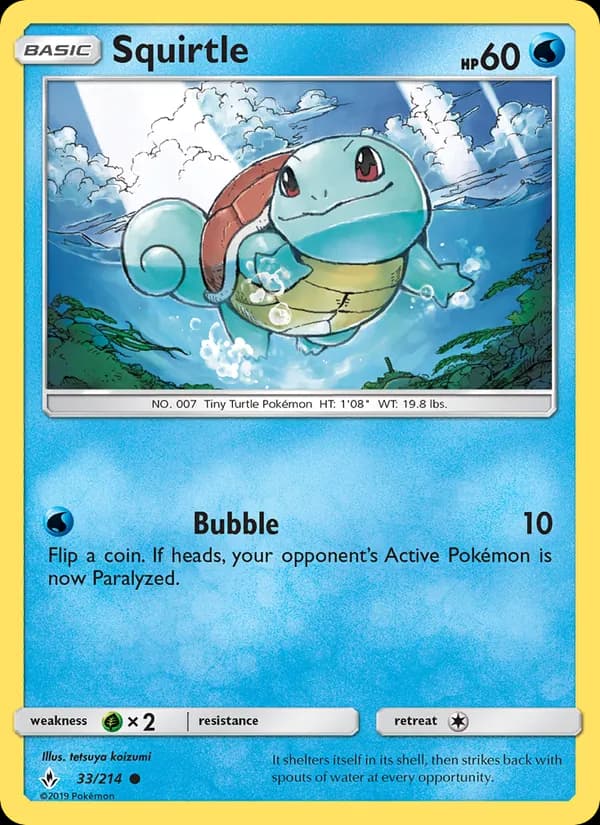 Squirtle 33/214, Unbroken Bonds