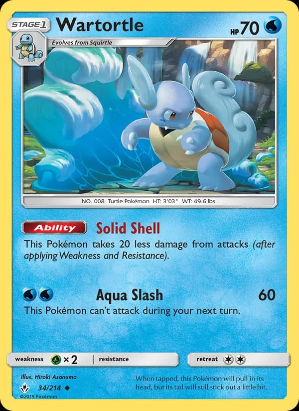 Wartortle 34/214, Unbroken Bonds