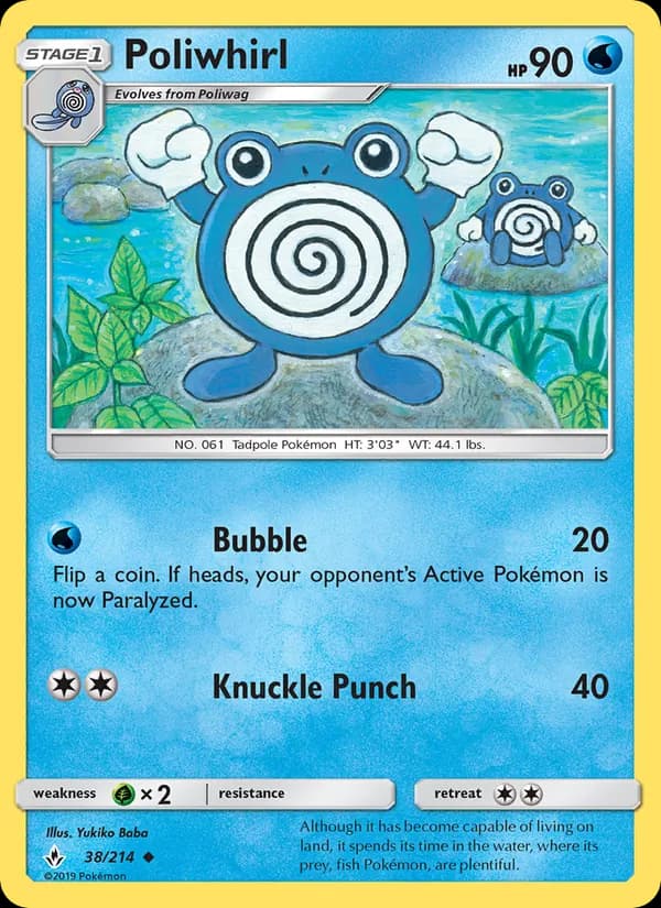 Poliwhirl 38/214, Unbroken Bonds