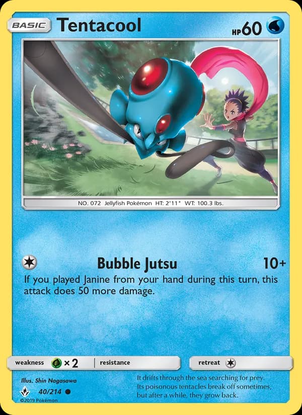 Tentacool 40/214, Unbroken Bonds