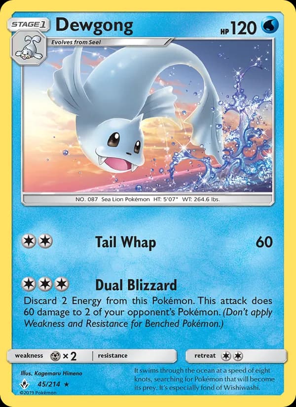Dewgong 45/214, Unbroken Bonds
