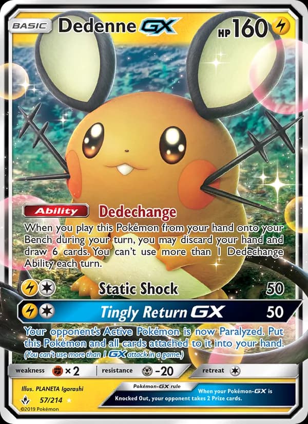 Dedenne GX 57/214, Unbroken Bonds