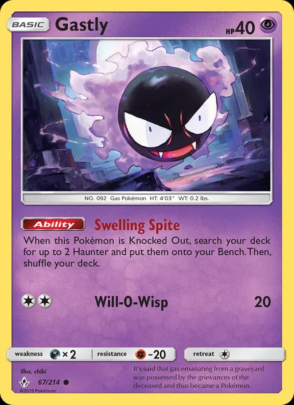 Gastly 67/214, Unbroken Bonds