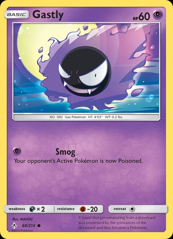 Gastly 68/214, Unbroken Bonds