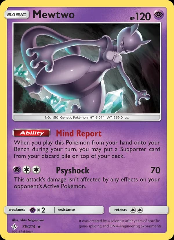 Mewtwo 75/214, Unbroken Bonds