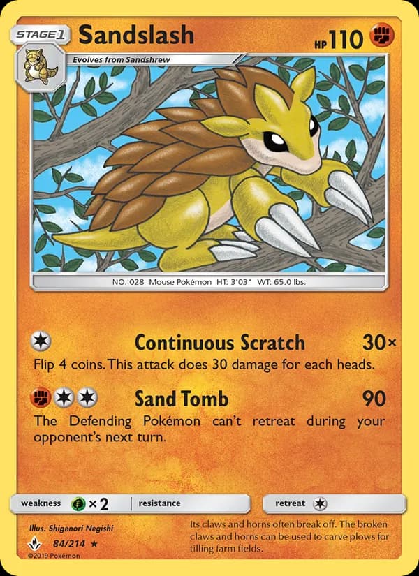 Sandslash 84/214, Unbroken Bonds
