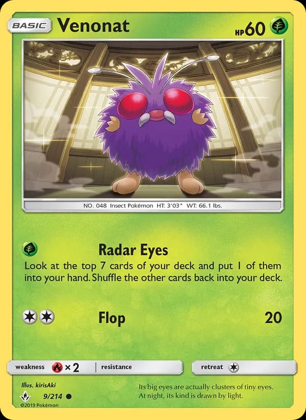 Venonat 9/214, Unbroken Bonds