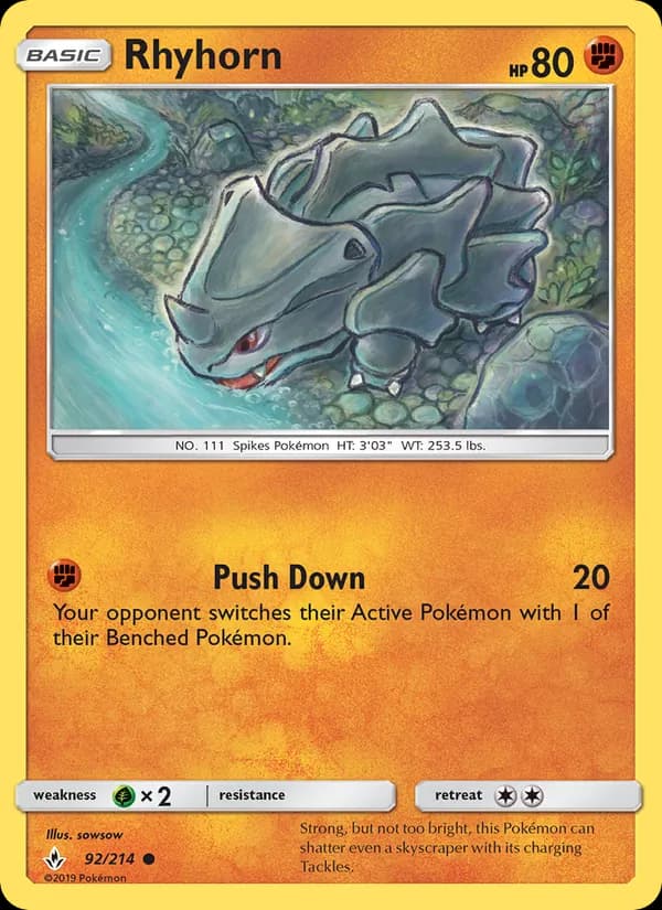 Rhyhorn 92/214, Unbroken Bonds
