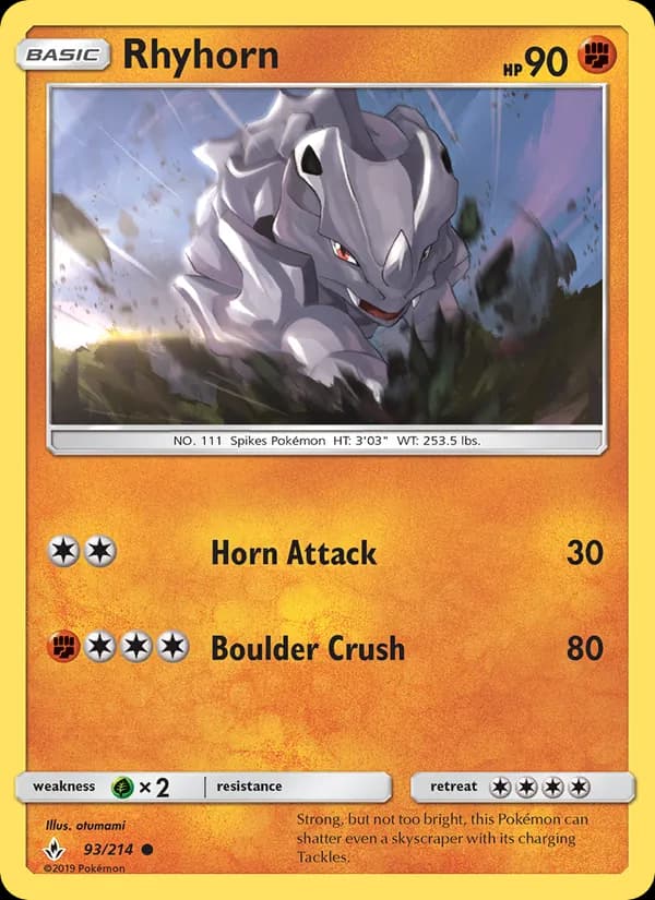 Rhyhorn 93/214, Unbroken Bonds
