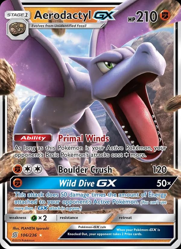 Aerodactyl GX 106/236, Unified Minds