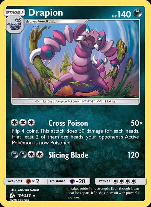 Drapion 134/236, Unified Minds