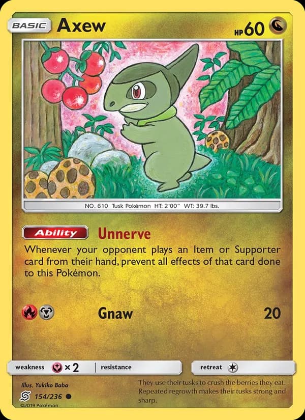 Axew 154/236, Unified Minds