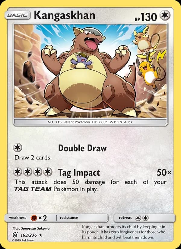 Kangaskhan 163/236, Unified Minds