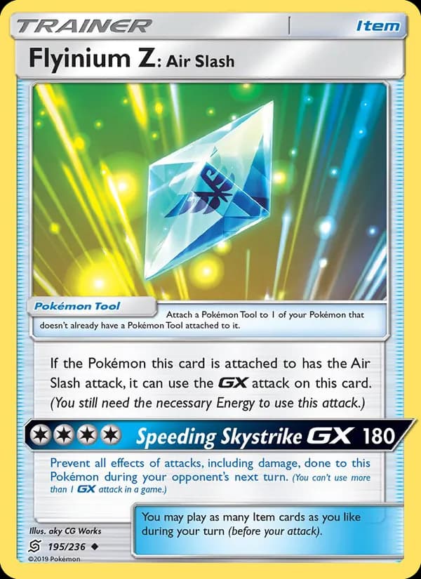 Flyinium Z: Air Slash 195/236, Unified Minds