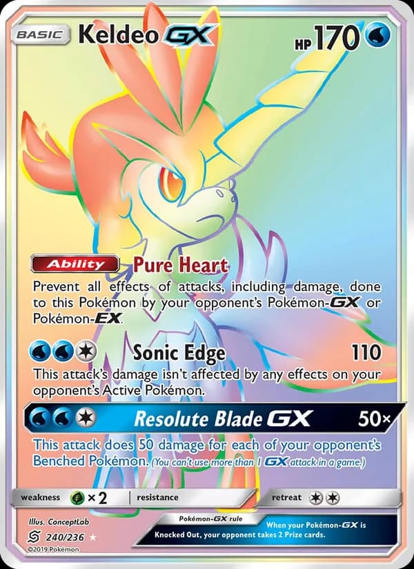 Keldeo GX 240/236, Unified Minds