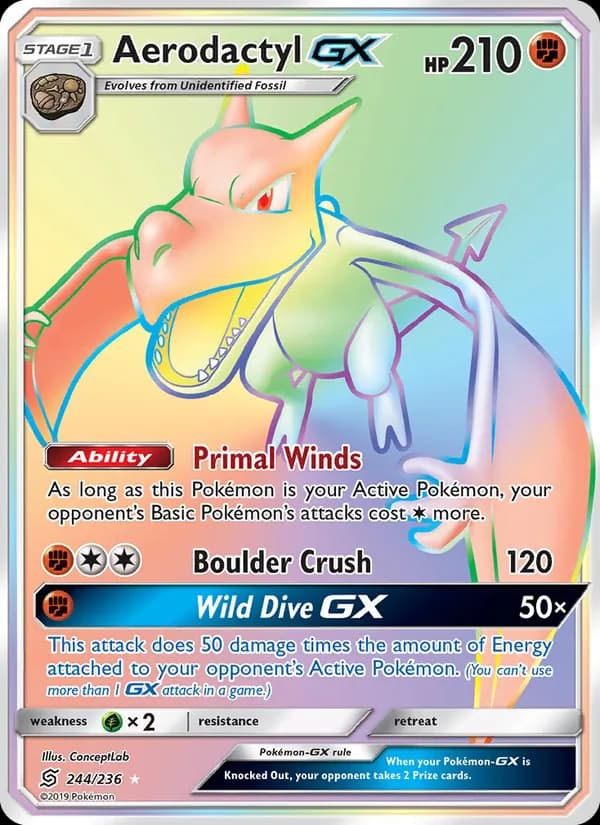 Aerodactyl GX 244/236, Unified Minds