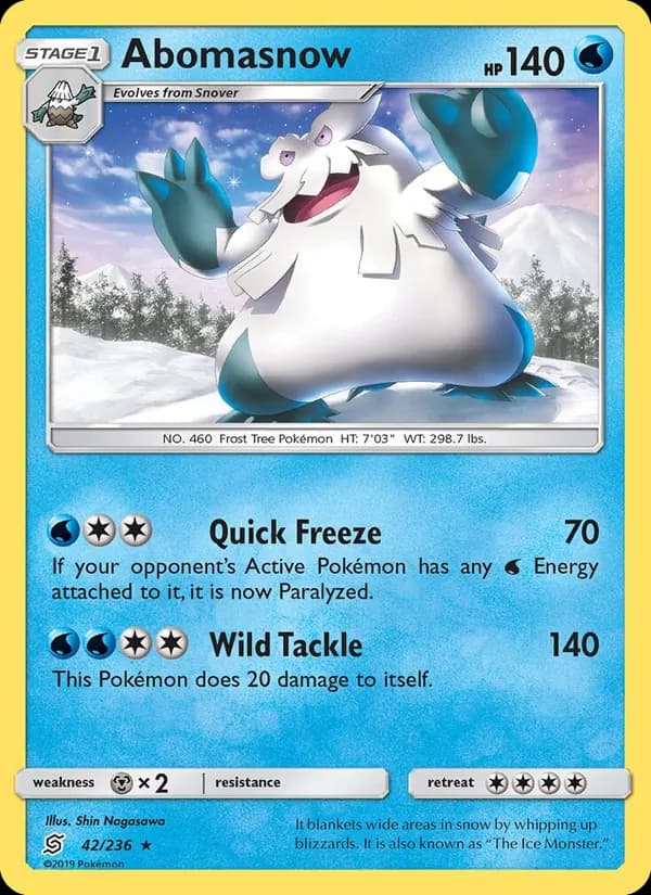 Abomasnow 42/236, Unified Minds