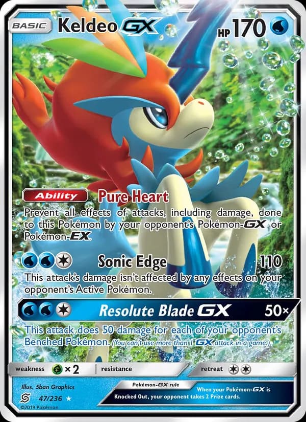 Keldeo GX 47/236, Unified Minds