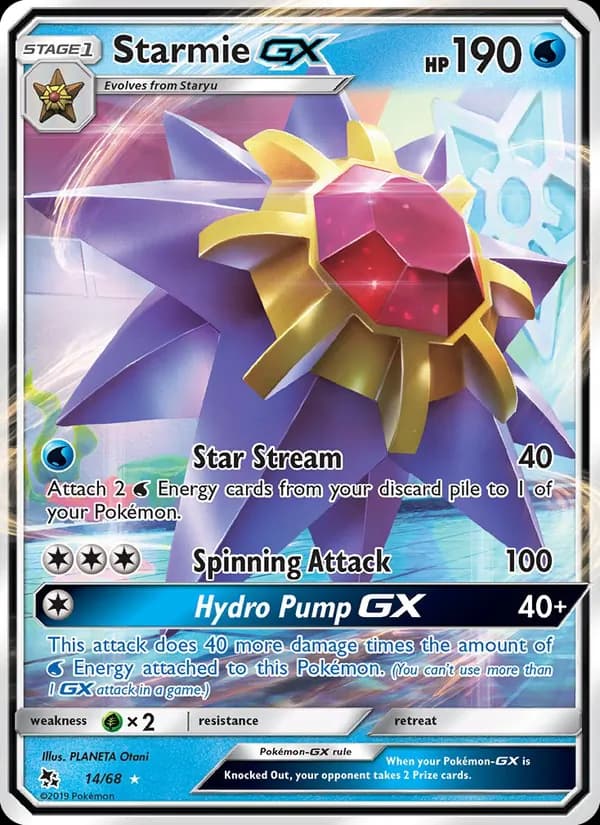 Starmie GX 14/68, Hidden Fates