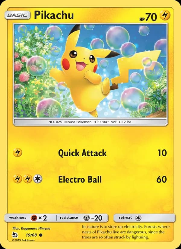 Pikachu 19/68, Hidden Fates