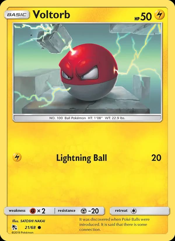 Voltorb 21/68, Hidden Fates