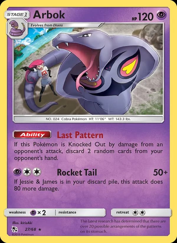 Arbok 27/68, Hidden Fates
