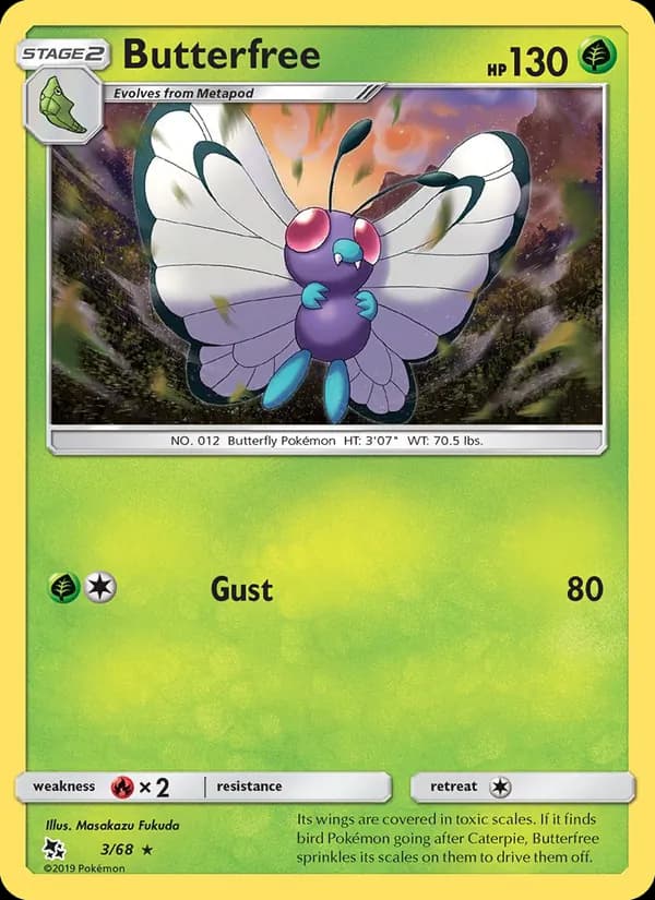 Butterfree 3/68, Hidden Fates
