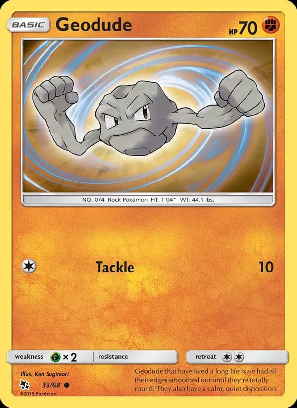 Geodude 33/68, Hidden Fates