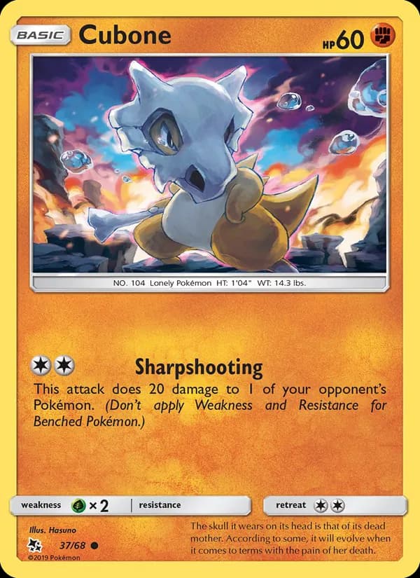 Cubone 37/68, Hidden Fates