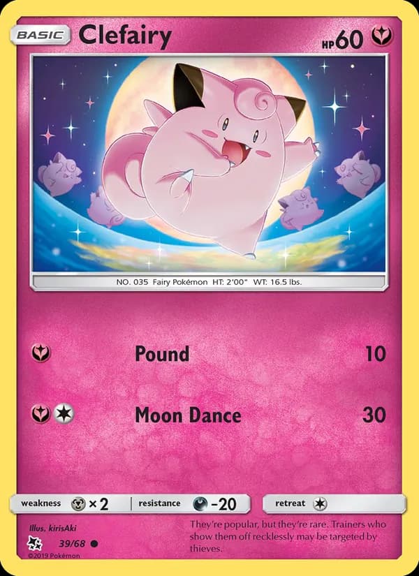 Clefairy 39/68, Hidden Fates