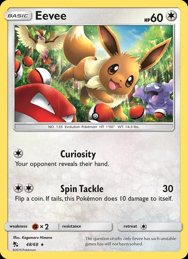 Eevee 48/68, Hidden Fates