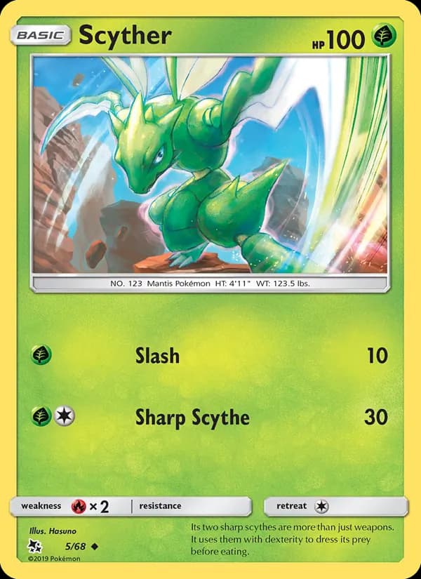 Scyther 5/68, Hidden Fates