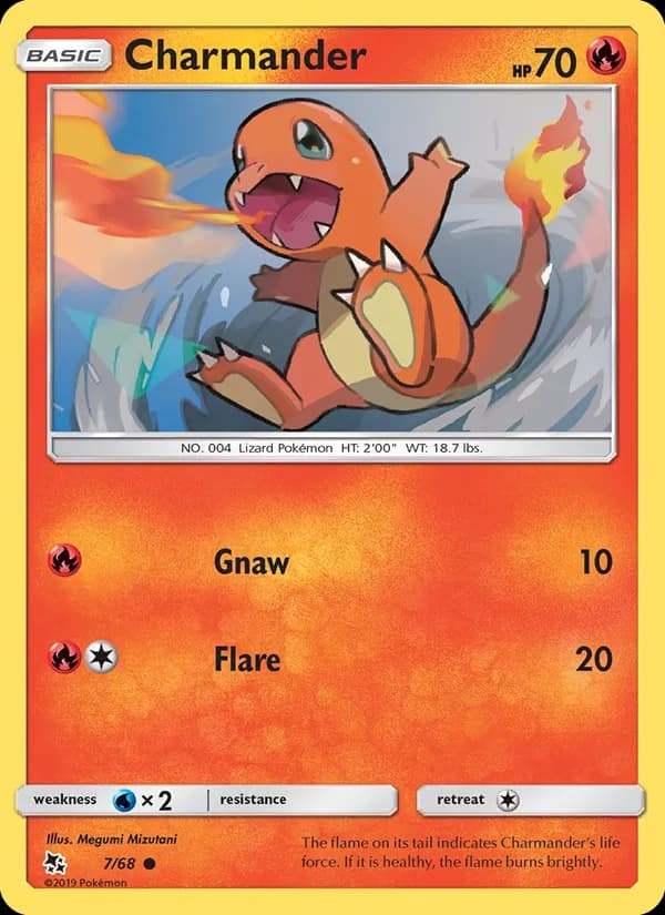 Charmander 7/68, Hidden Fates