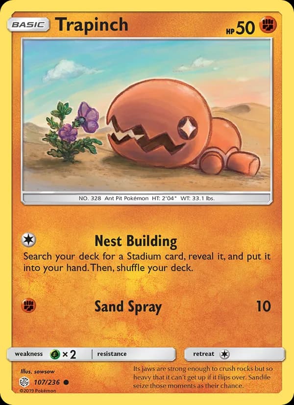 Trapinch 107/236, Cosmic Eclipse