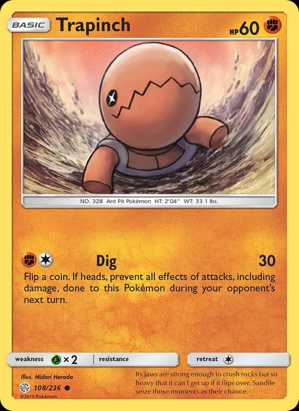 Trapinch 108/236, Cosmic Eclipse