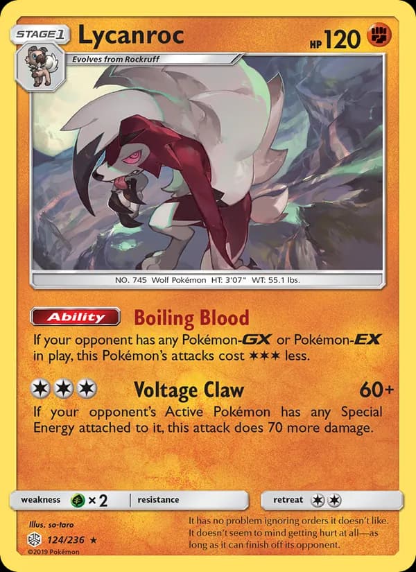 Lycanroc 124/236, Cosmic Eclipse
