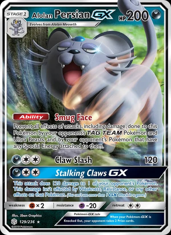 Alolan Persian GX 129/236, Cosmic Eclipse