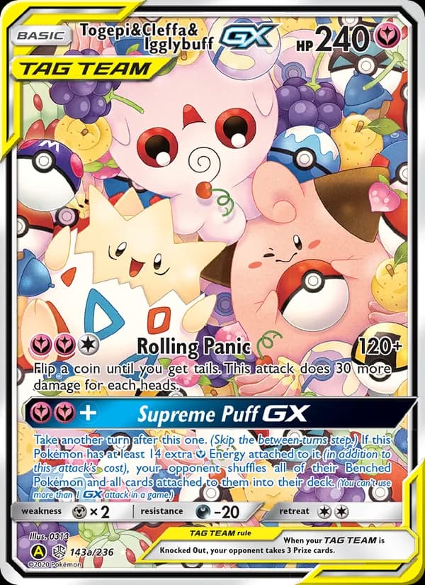 Togepi & Cleffa & Igglybuff GX 143/236, Cosmic Eclipse