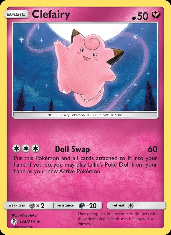 Clefairy 144/236, Cosmic Eclipse