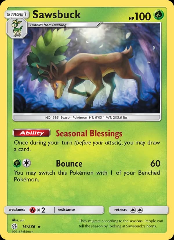 Sawsbuck 16/236, Cosmic Eclipse