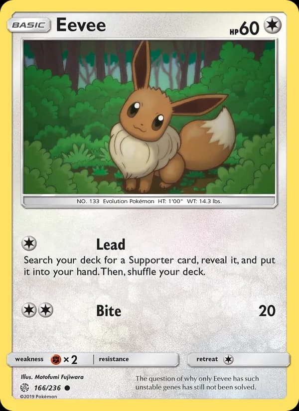 Eevee 166/236, Cosmic Eclipse