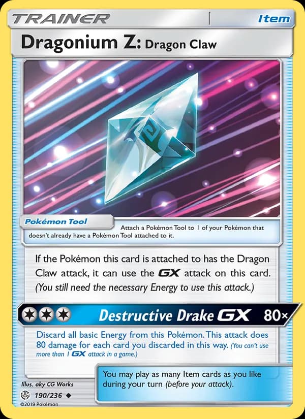 Dragonium Z: Dragon Claw 190/236, Cosmic Eclipse