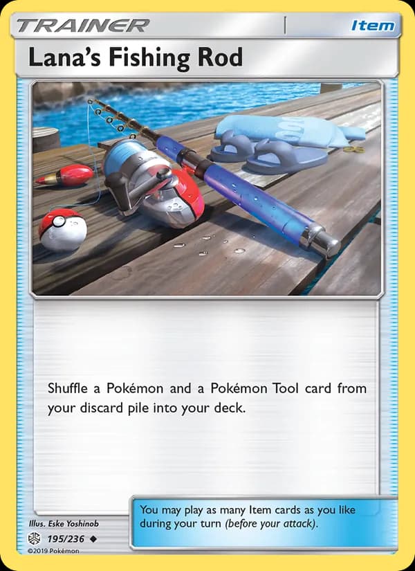 Lana’s Fishing Rod 195/236, Cosmic Eclipse