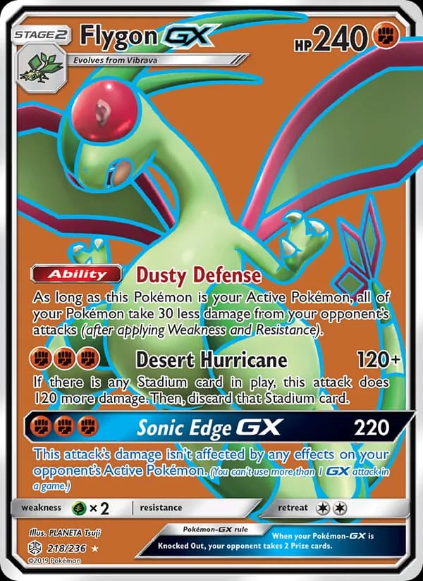 Flygon GX 218/236, Cosmic Eclipse