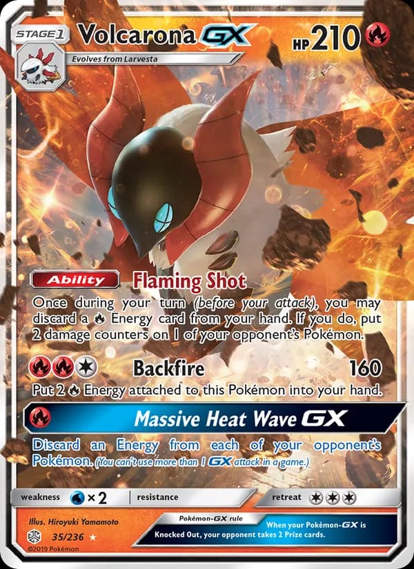 Volcarona GX 35/236, Cosmic Eclipse