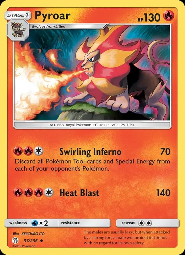 Pyroar 37/236, Cosmic Eclipse