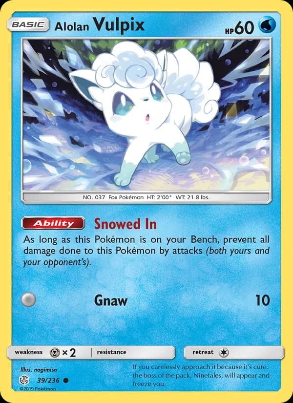 Alolan Vulpix 39/236, Cosmic Eclipse