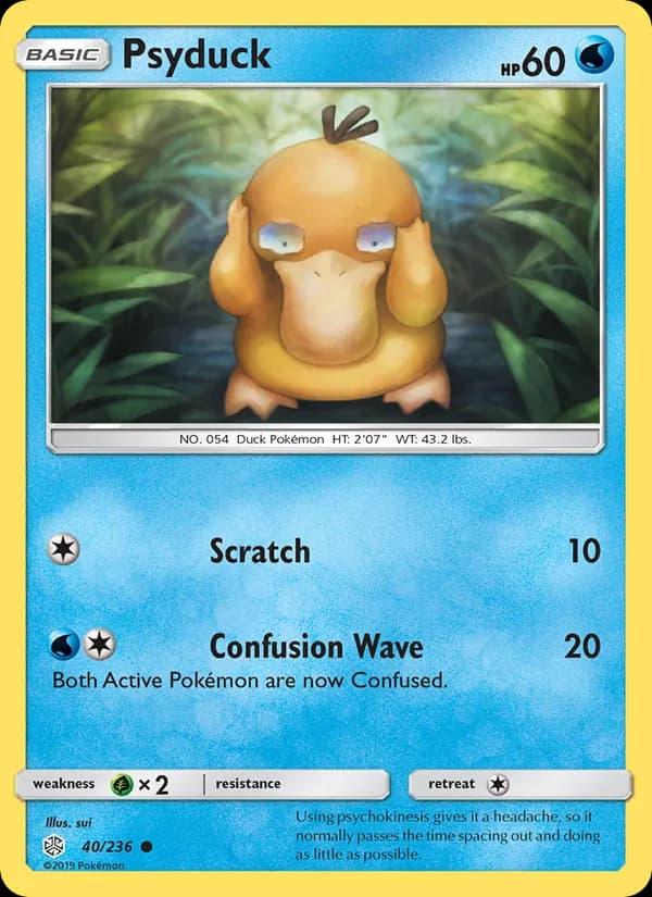 Psyduck 40/236, Cosmic Eclipse
